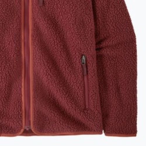 Women's fleece sweatshirt Patagonia Retro Pile Hoody sequoia red