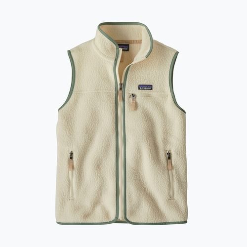 Women's gilet Patagonia Retro Pile natural w/ellwood green