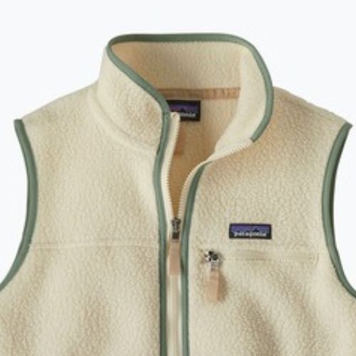 Women's gilet Patagonia Retro Pile natural w/ellwood green