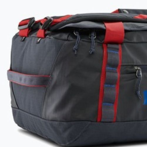 Travel bag Patagonia Black Hole Duffel 40 l smulder blue/amanita red