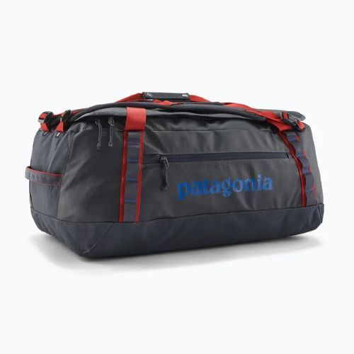 Travel bag Patagonia Black Hole Duffel 55 l smolder blue/amanita red