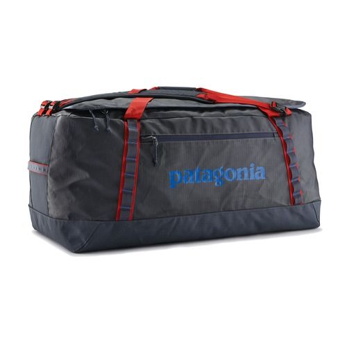 Travel bag Patagonia Black Hole Duffel 100 l smolder blue/amanita red