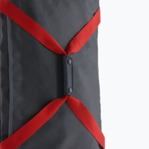 Travel bag Patagonia Black Hole Wheeled Duffel 100 l smolder blue/amanita red