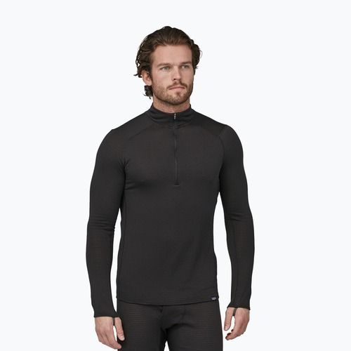 Men's sweatshirt Patagonia Cap Termal Weight Zip Neck black