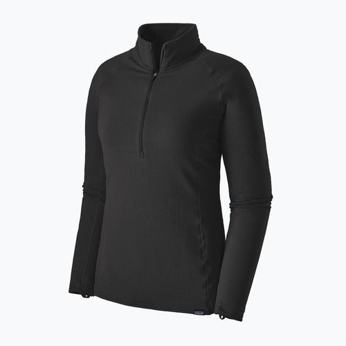 Women's sweatshirt Patagonia Cap Termal Weight Zip Neck black