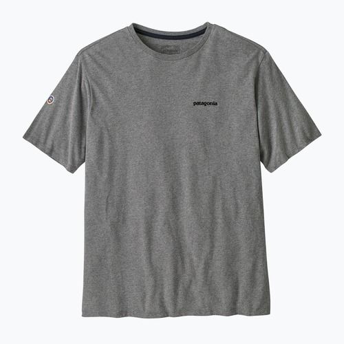 Men's T-shirt Patagonia Fitz Roy Icon Responsibili-Tee gravel heather