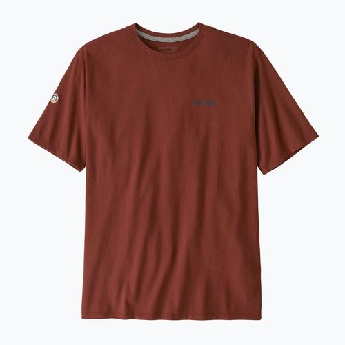 Men's T-shirt Patagonia Fitz Roy Icon Responsibili-Tee dried vanilla