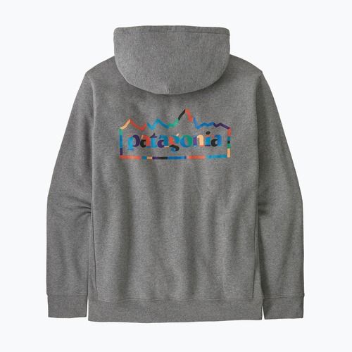 Men's sweatshirt Patagonia Unity Fitz Uprisal Hoody gravel heather