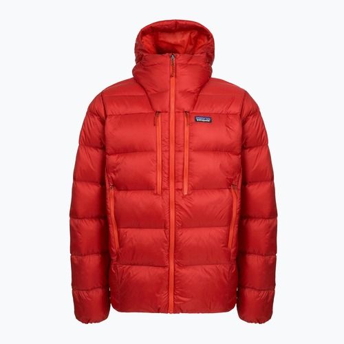 Men's down jacket Patagonia Fitz Roy Down Hoody amanita red