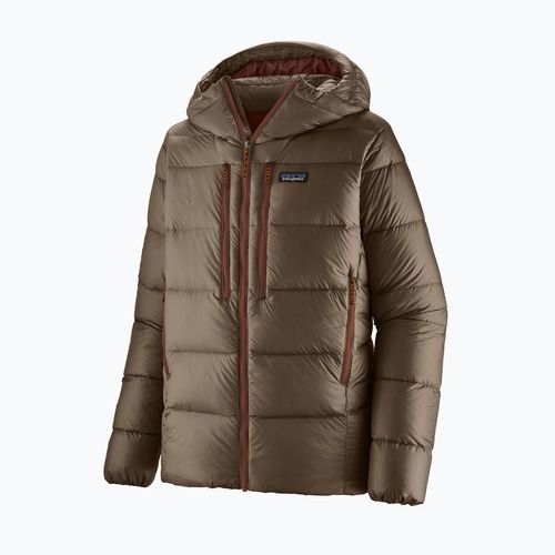 Men's down jacket Patagonia Fitz Roy Down Hoody marlow brown