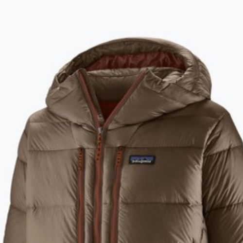 Men's down jacket Patagonia Fitz Roy Down Hoody marlow brown