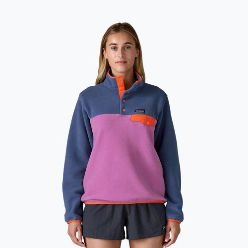 Women's trekking sweatshirt Patagonia LW Synch Snap-T P / O brisk purple