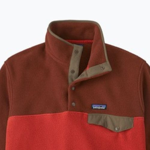 Men's trekking sweatshirt Patagonia LW Synch Snap-T P / O amanita red