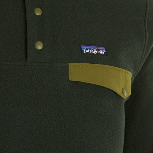 Men's trekking sweatshirt Patagonia LW Synch Snap-T P / O old growth green