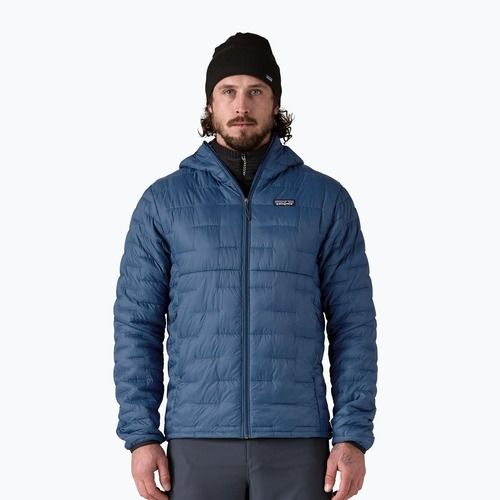 Men's down jacket Patagonia Micro Puff Hoody clement blue