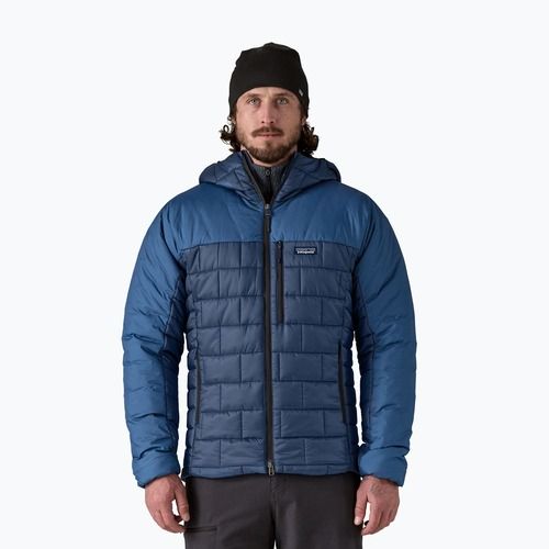 Men's down jacket Patagonia Hi-Loft Nano Puff Hoody clement blue