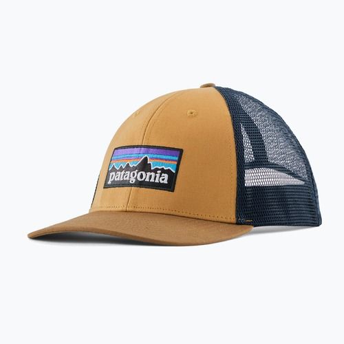 Baseball cap Patagonia P-6 Logo LoPro Trucker talon gold