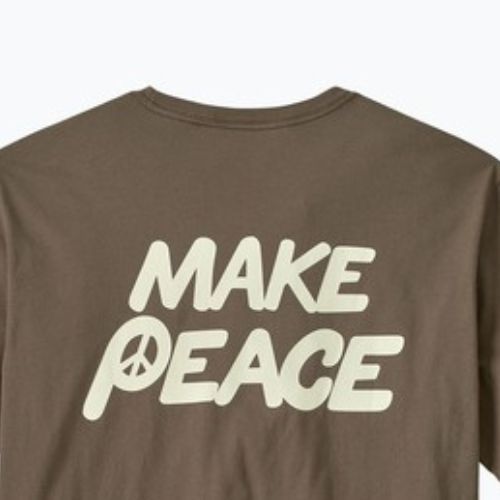 Men's T-shirt Patagonia Balance Organic peace seeds / marlow brown