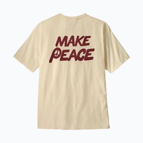 Men's T-shirt Patagonia Balance Organic peace seeds / undyed natural