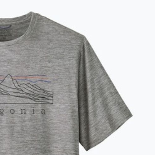 Men's T-shirt Patagonia Cap Cool Daily Graphic Shirt stratapeaks / feather grey