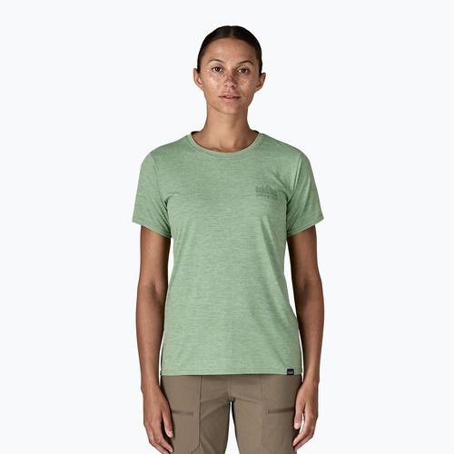 Women's T-shirt Patagonia Cap Cool Daily Graphic Shirt strataspire / ellwood green x-dye