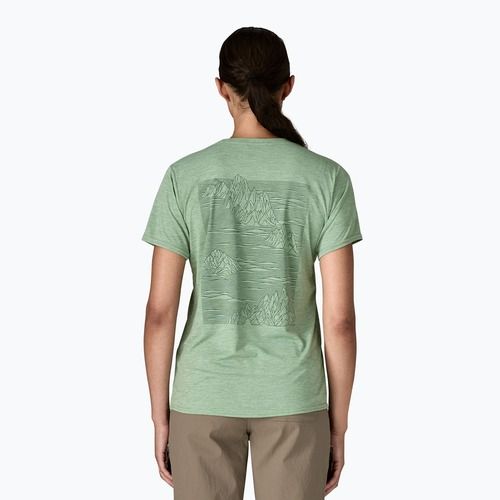 Women's T-shirt Patagonia Cap Cool Daily Graphic Shirt strataspire / ellwood green x-dye