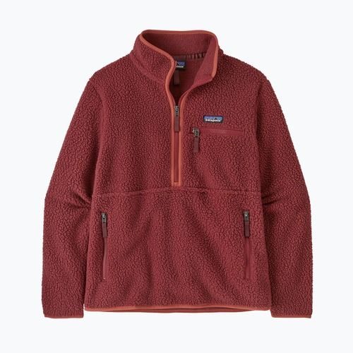 Women's fleece sweatshirt Patagonia Retro Pile Marsupial sequoia red
