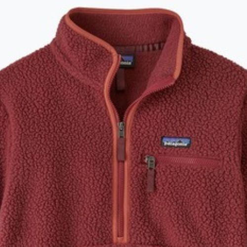 Women's fleece sweatshirt Patagonia Retro Pile Marsupial sequoia red