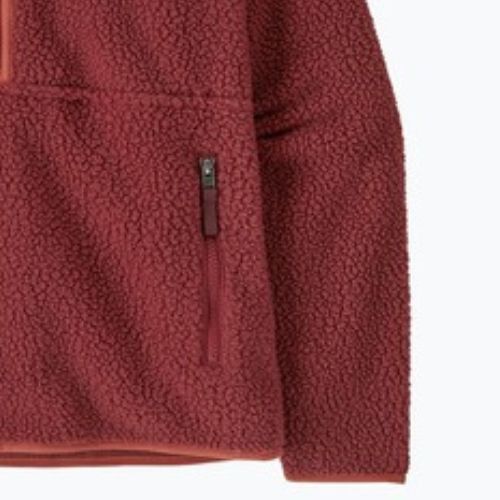 Women's fleece sweatshirt Patagonia Retro Pile Marsupial sequoia red
