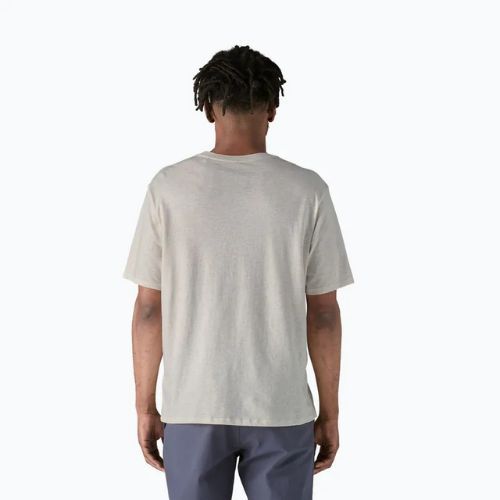 Men's T-shirt Patagonia Daily Pocket Tee birch white
