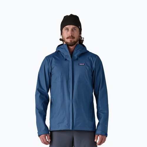 Men's rain jacket Patagonia Torrentshell 3L Rain clement blue
