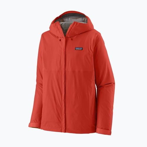 Men's rain jacket Patagonia Torrentshell 3L Rain amanita red