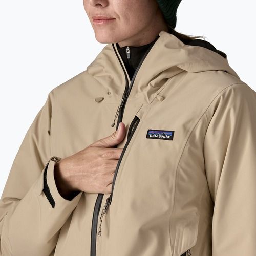 Women's wind jacket Patagonia Insulated Storm Shift oar tan