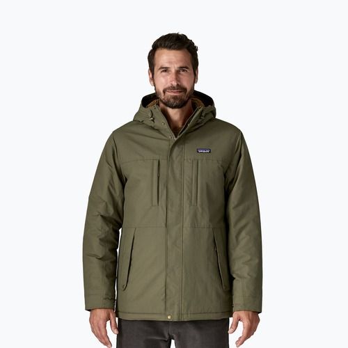 Men's down jacket Patagonia Isthmus Parka basin green