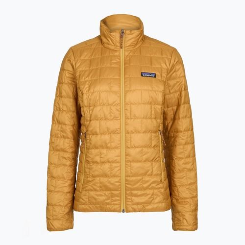Women's insulated jacket Patagonia Nano Puff smolder talon gold