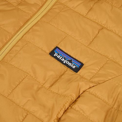 Women's insulated jacket Patagonia Nano Puff smolder talon gold