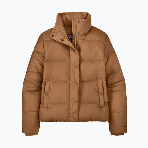 Women's down jacket Patagonia Silent Down deer brown