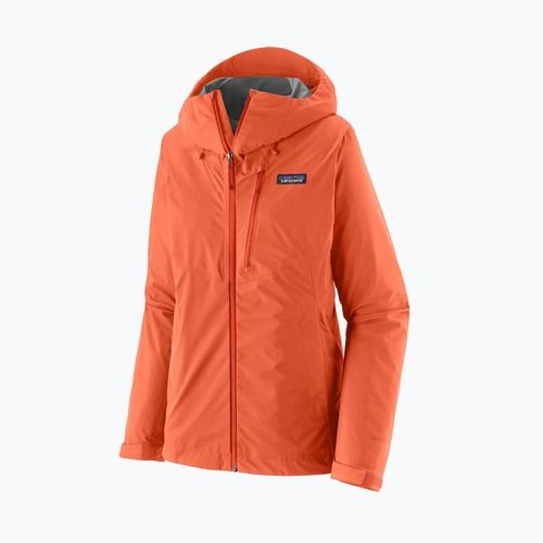 Women's rain jacket Patagonia Granite Crest Rain orange peel