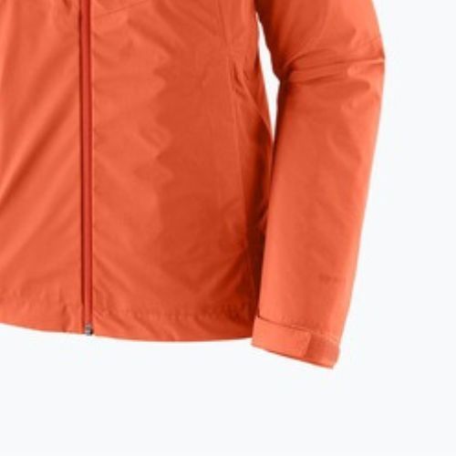 Women's rain jacket Patagonia Granite Crest Rain orange peel