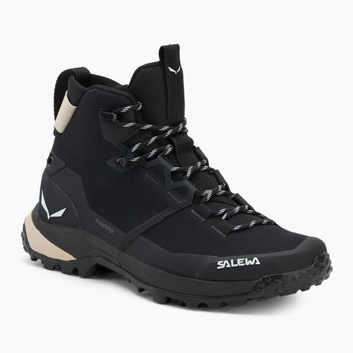 Women's trekking boots Salewa Puez 2 Mid Ptx black/black