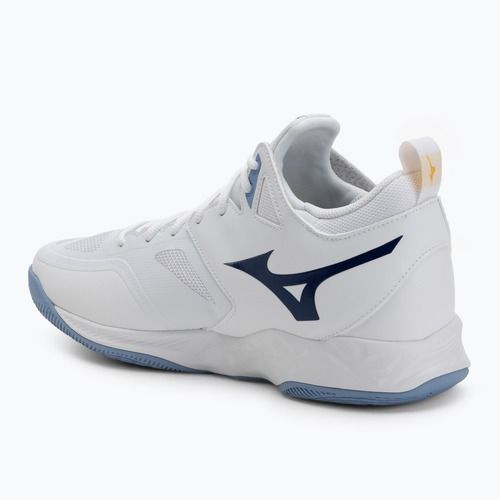 Volleyball shoes Mizuno Wave Dimension Mid white/bellwether blue/belairblu