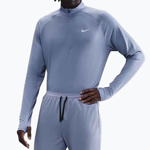 Men's running sweatshirt Nike Stride 1/4 Zip Dri-Fit world indigo
