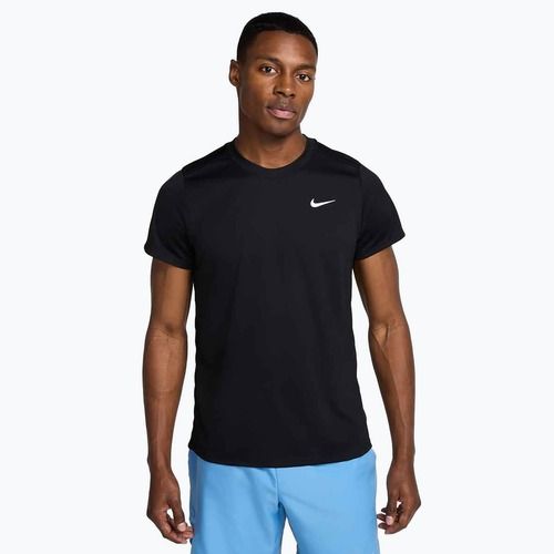 Men's tennis t-shirt Nike Court Dri-Fit Victory black/white