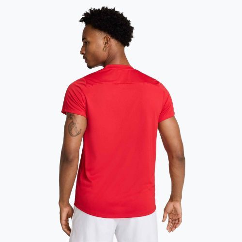 Men's tennis shirt Nike Court Dri-Fit Victory university red / white