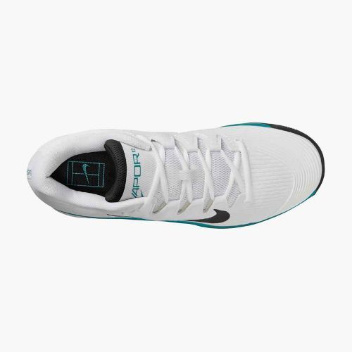 Men's tennis shoes Nike Vapor 12 white / black / radiant emerald