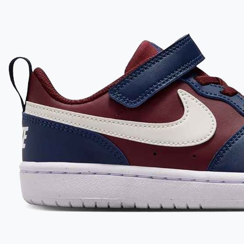 Children's shoes Nike Court Borough Low Recraft dark team red/ssoft pearl/midnight navy