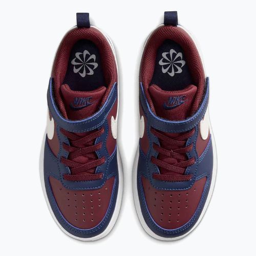 Children's shoes Nike Court Borough Low Recraft dark team red/ssoft pearl/midnight navy