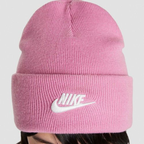Children's winter hat Nike Peak Magic flamingo/white