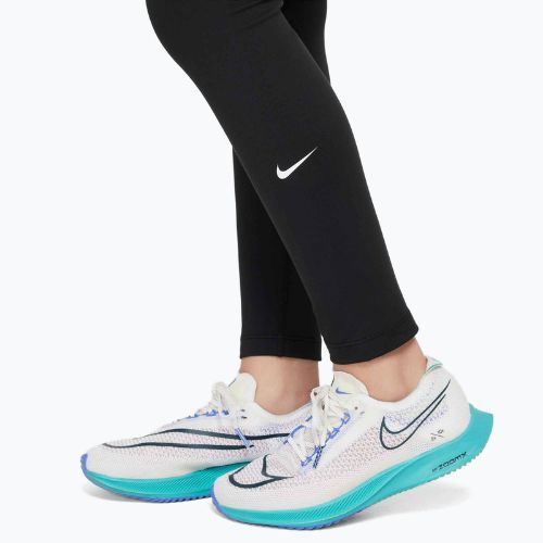 Children's leggings Nike One Dri-Fit High-Waisted black/white