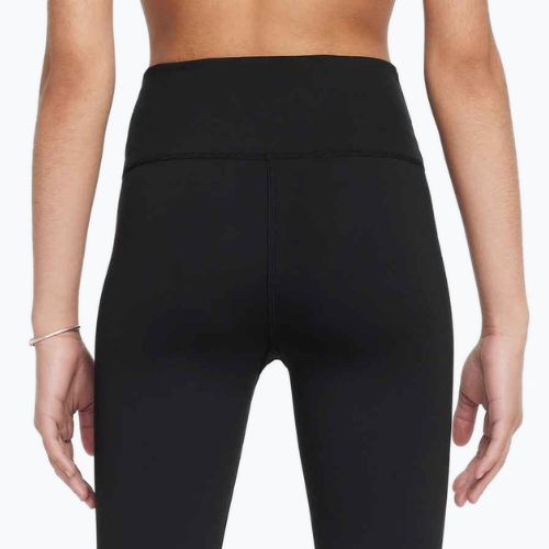 Children's leggings Nike One Dri-Fit High-Waisted black/white